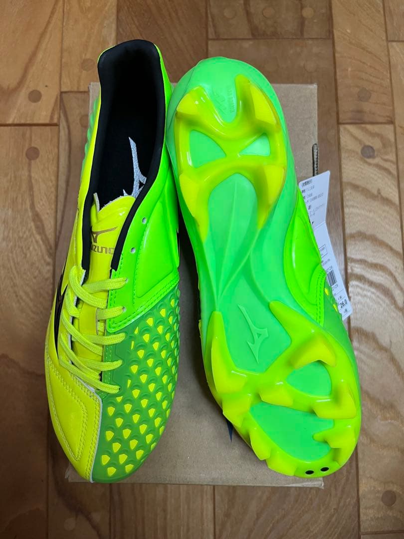 新品　激レア　廃盤品　ミズノ　ウェーブイグニタス4 MD モレリア　グリーン