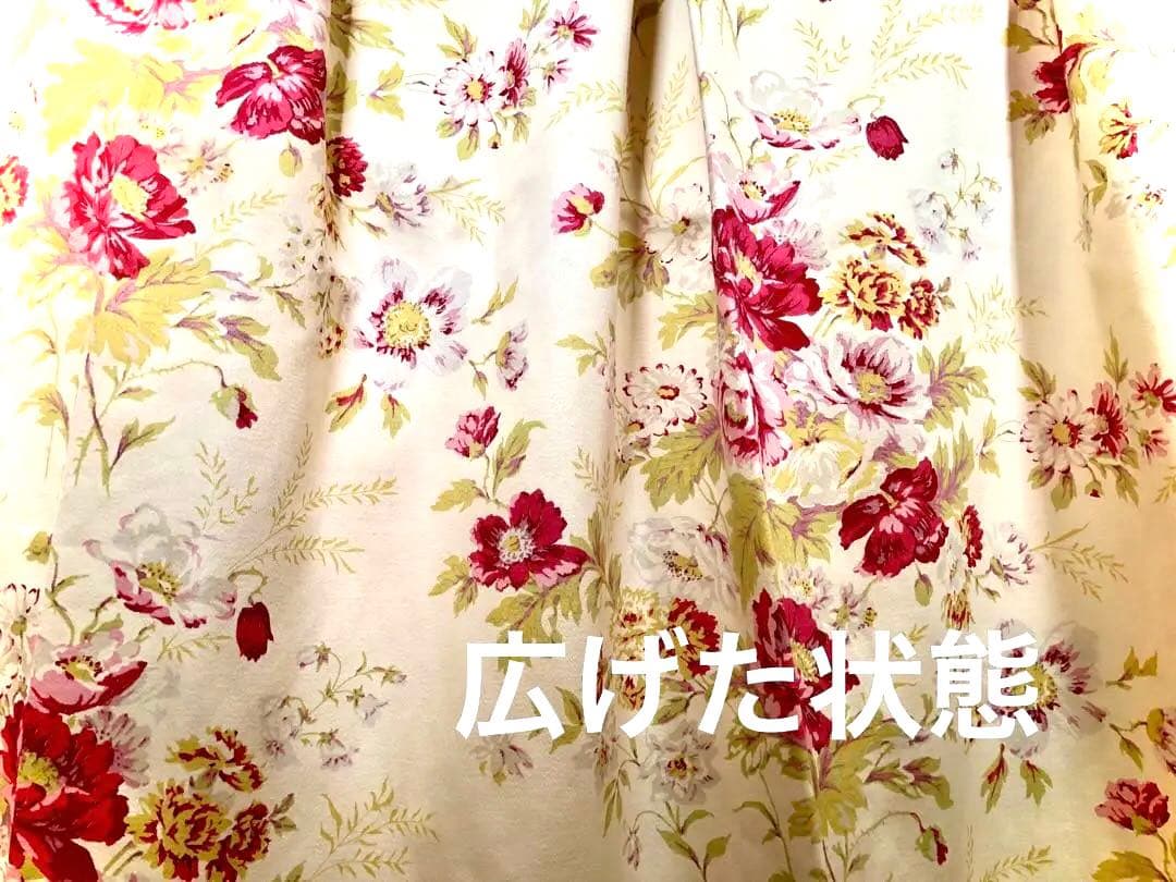 一枚あたり長さ縦127cm/横幅100〜125cm/ローラアシュレイ/２枚セット