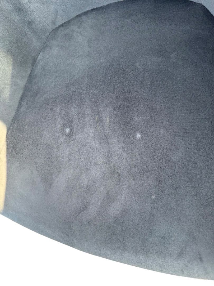 LOWYA オフィスチェア ベロア調 キャスター