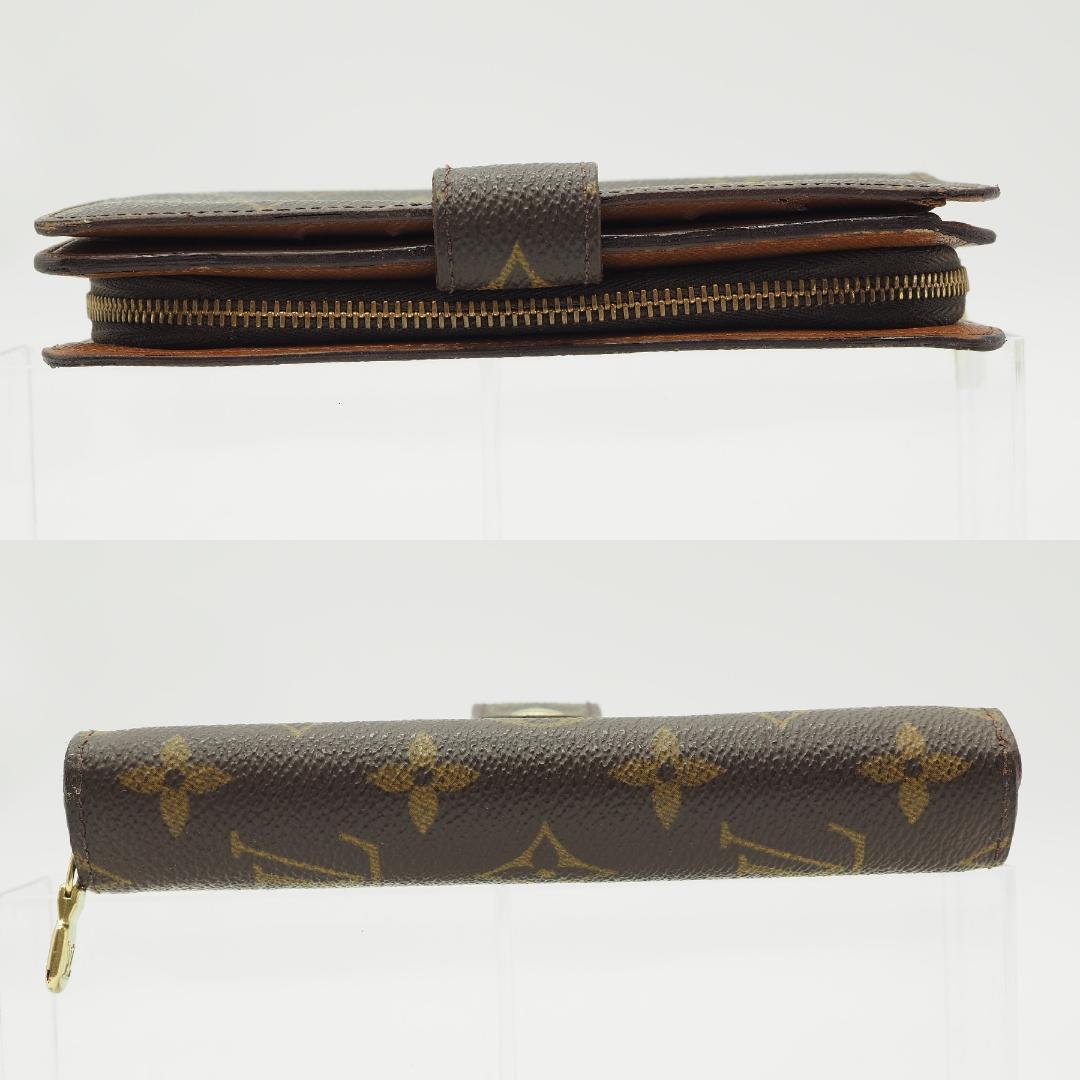 ルイヴィトン モノグラム ポルトパピエ ジップ 二つ折り財布
