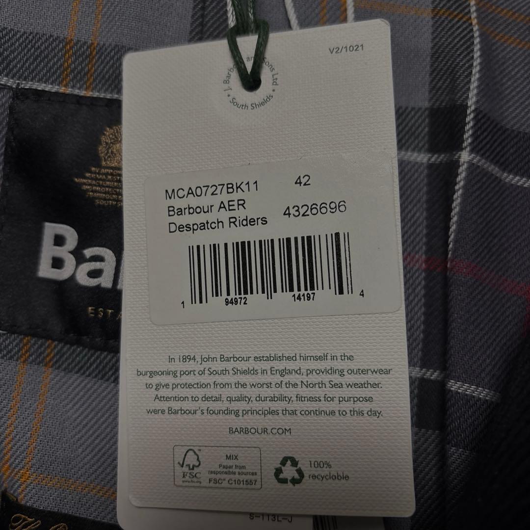 BARBOUR ディスパッチライダースコート