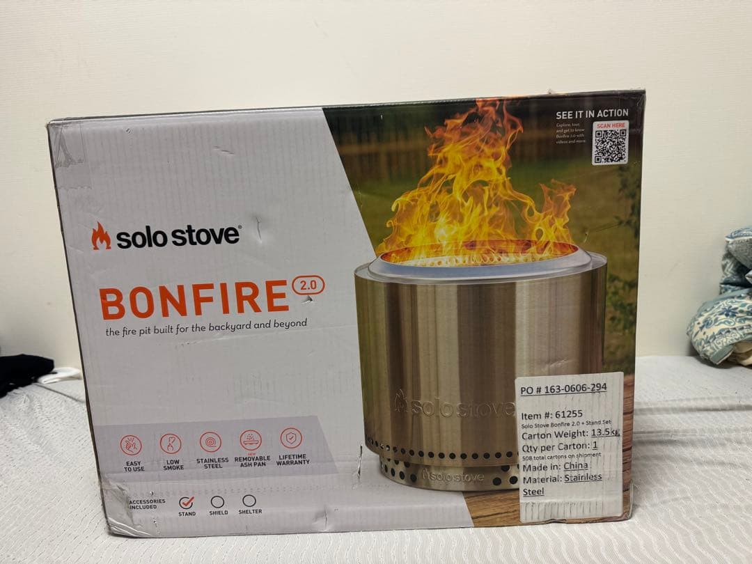 Solo Stove Bonfire 2.0 専用スタンド付き