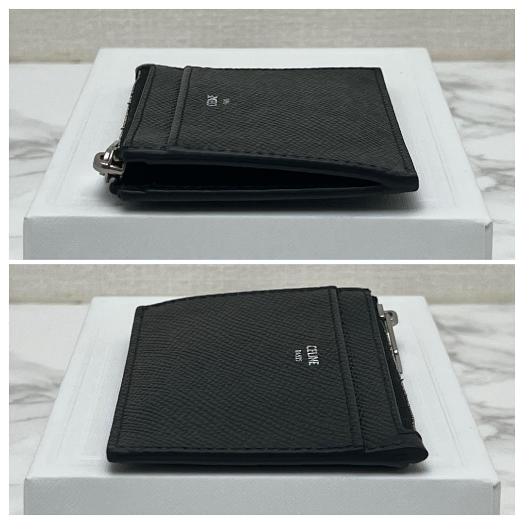 セリーヌ ジップ付きカードホルダー ケース 現行品 ブラック