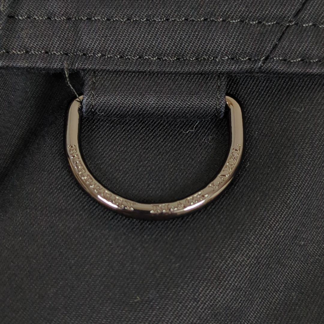 美品【M】バーバリーブラックレーベル　2way　トレンチコート　中綿ライナー　黒