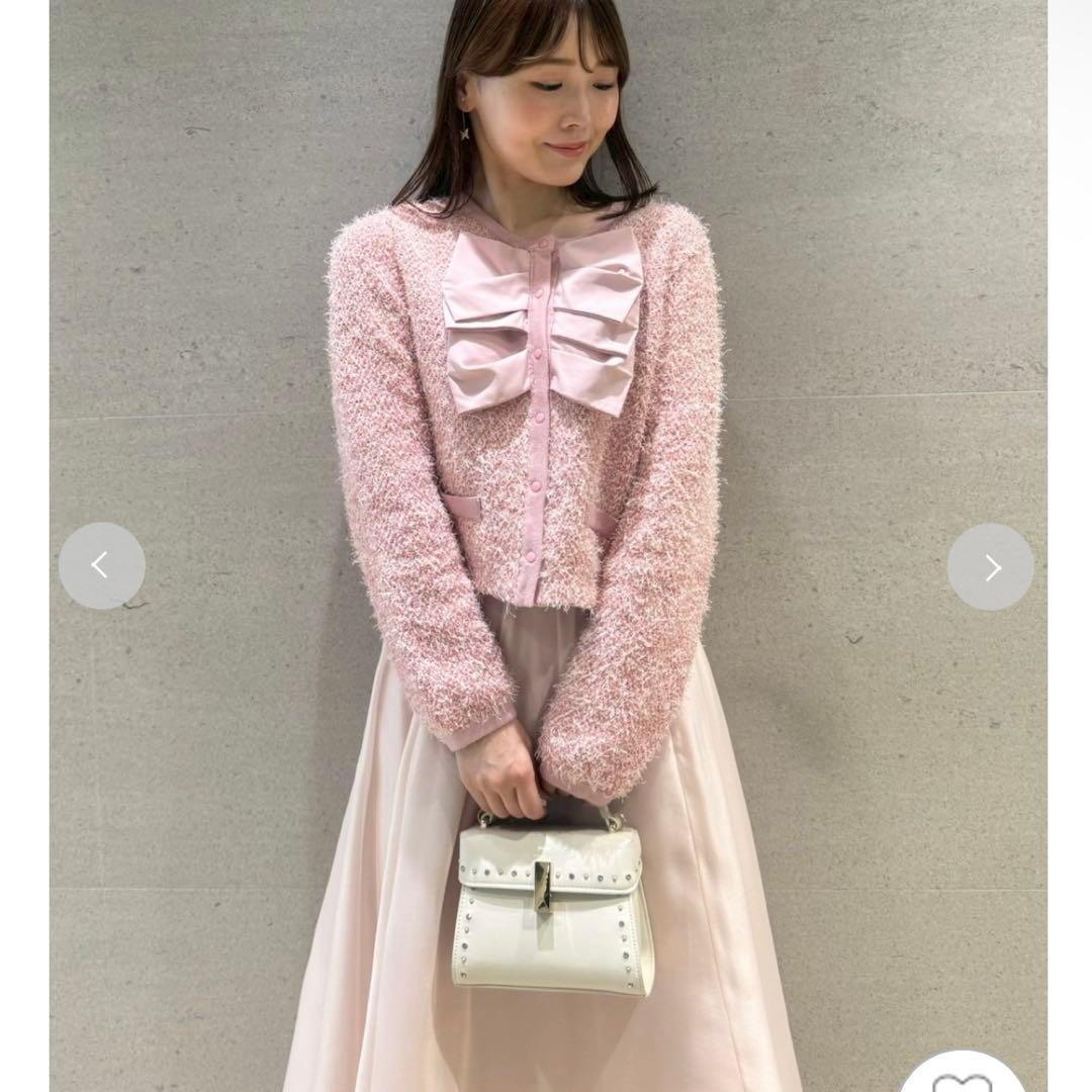 ダブルリボンニットジャケット　セルフォード