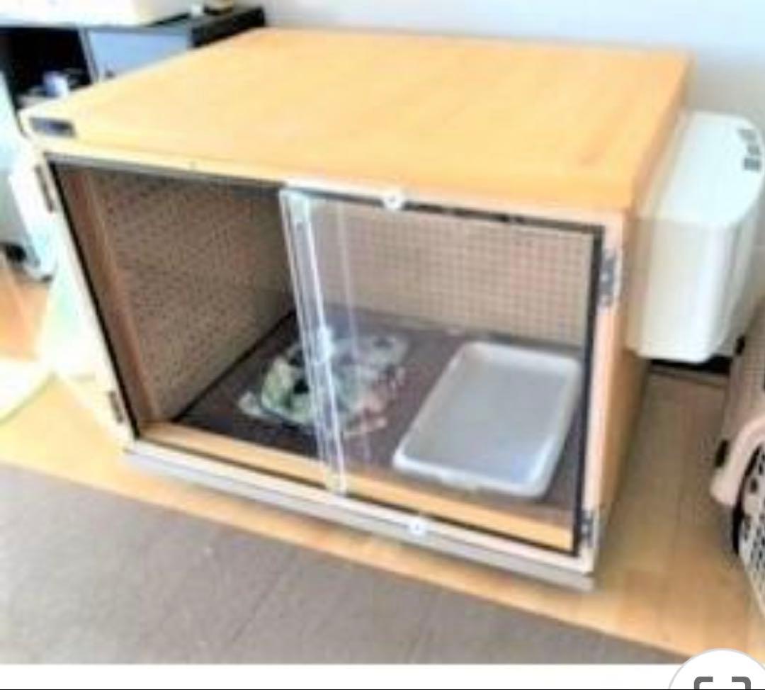 犬　防音ケージ　換気付き