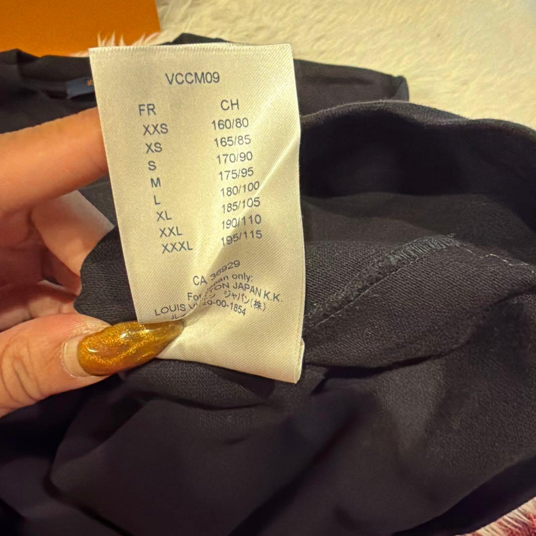 LOUIS VUITTON ブラック Tシャツ M