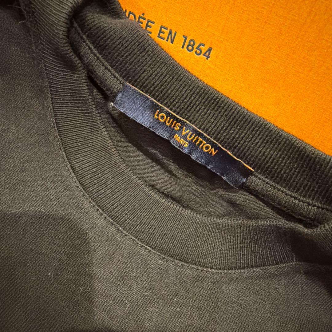 LOUIS VUITTON ブラック Tシャツ M