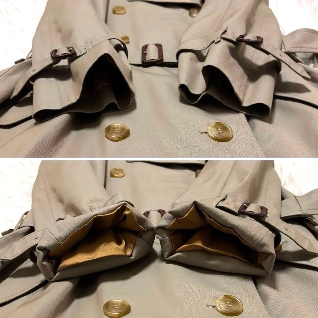 バーバリー　トレンチコート　ノバチェック　マキシ丈　ベージュ　11号　白タグ