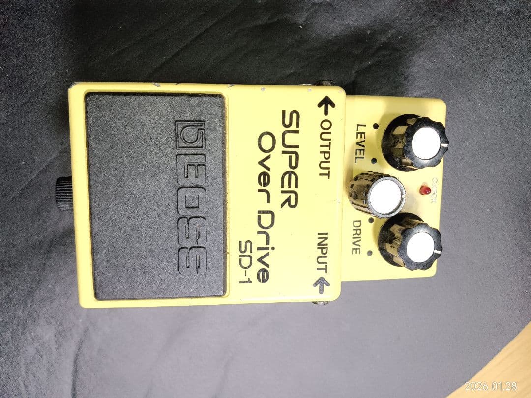 BOSS SD-1 81'極初期　オペアンプNEC　 C4558C　A基盤