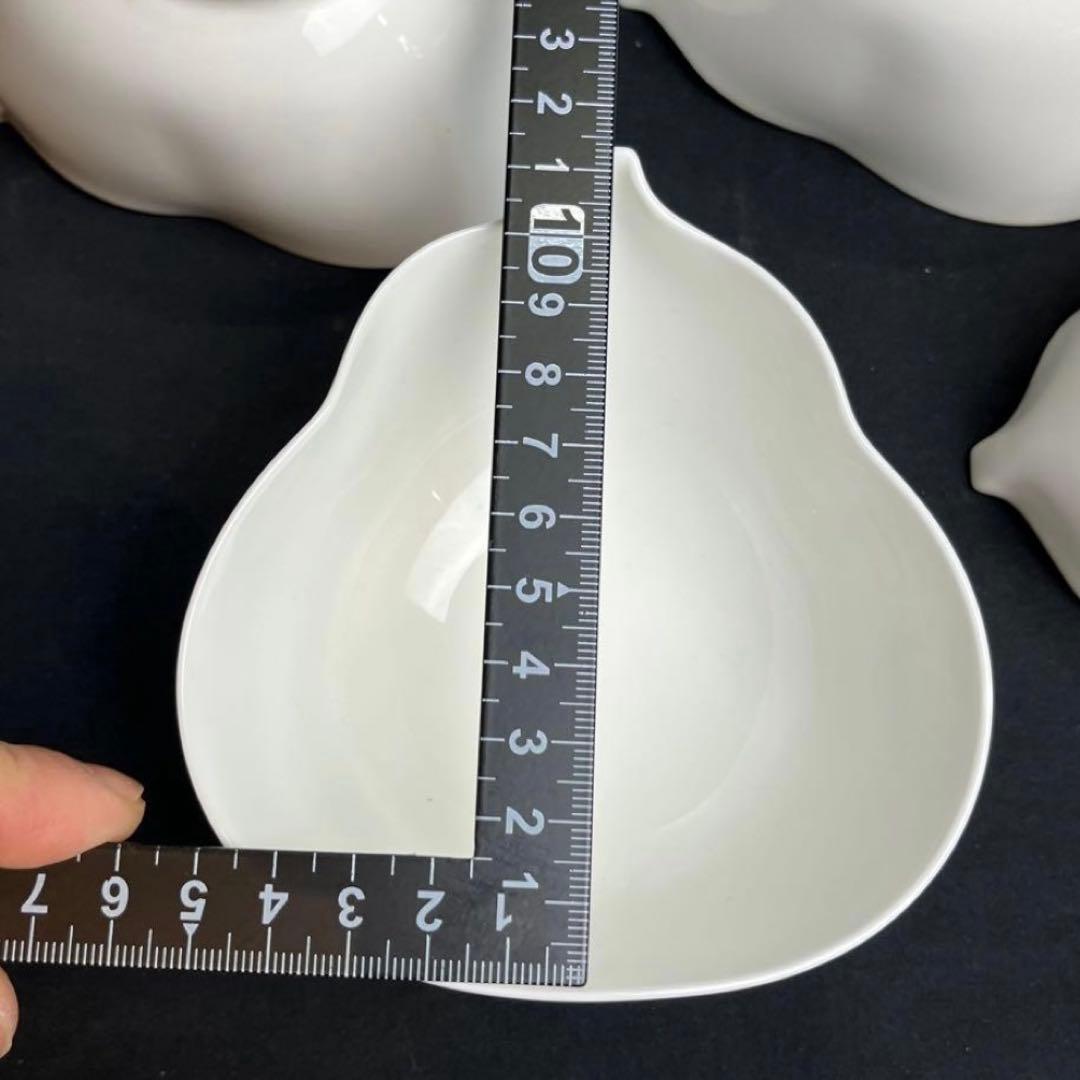 希少！ 深川製磁 瓢箪 六瓢 ZUCCA ズッカ　4客セット　深川白磁