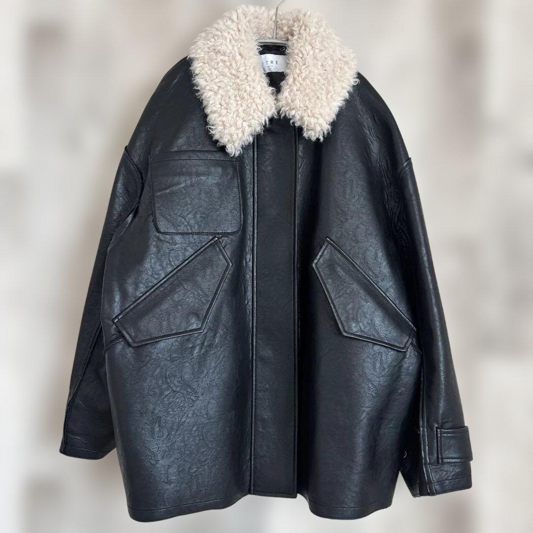 ETRE TOKYO*マルチファブリックリバーシブルコートS