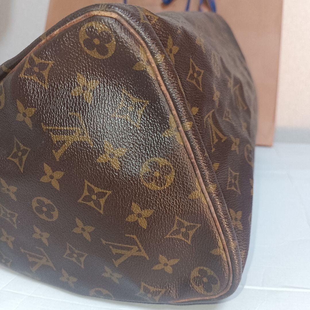【Louis Vuitton モノグラム】スピーディ35　南京錠・紙袋リボン付き