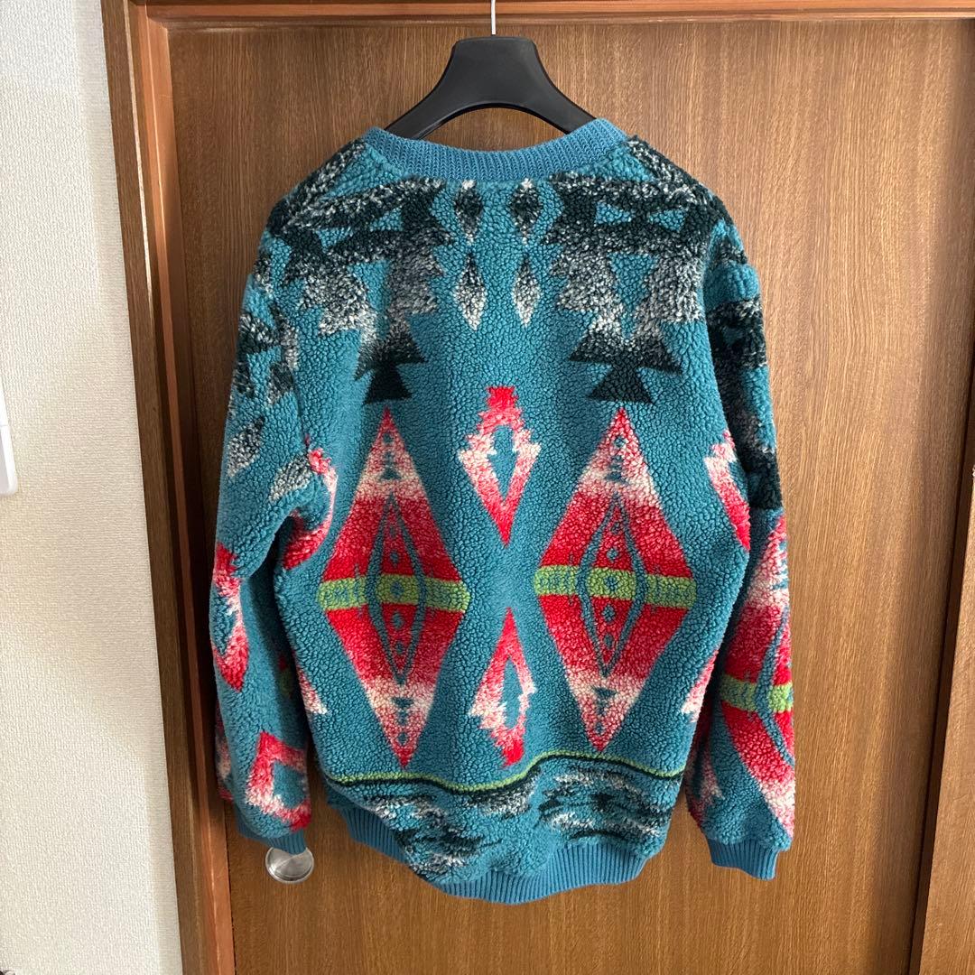 ビームスプラス　ボアカーディガン　XL