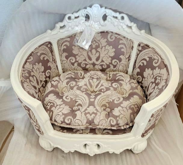 高級 フレンチ ロココ ミニ ソファー 飾り スーパードルフィー 子供 ペット