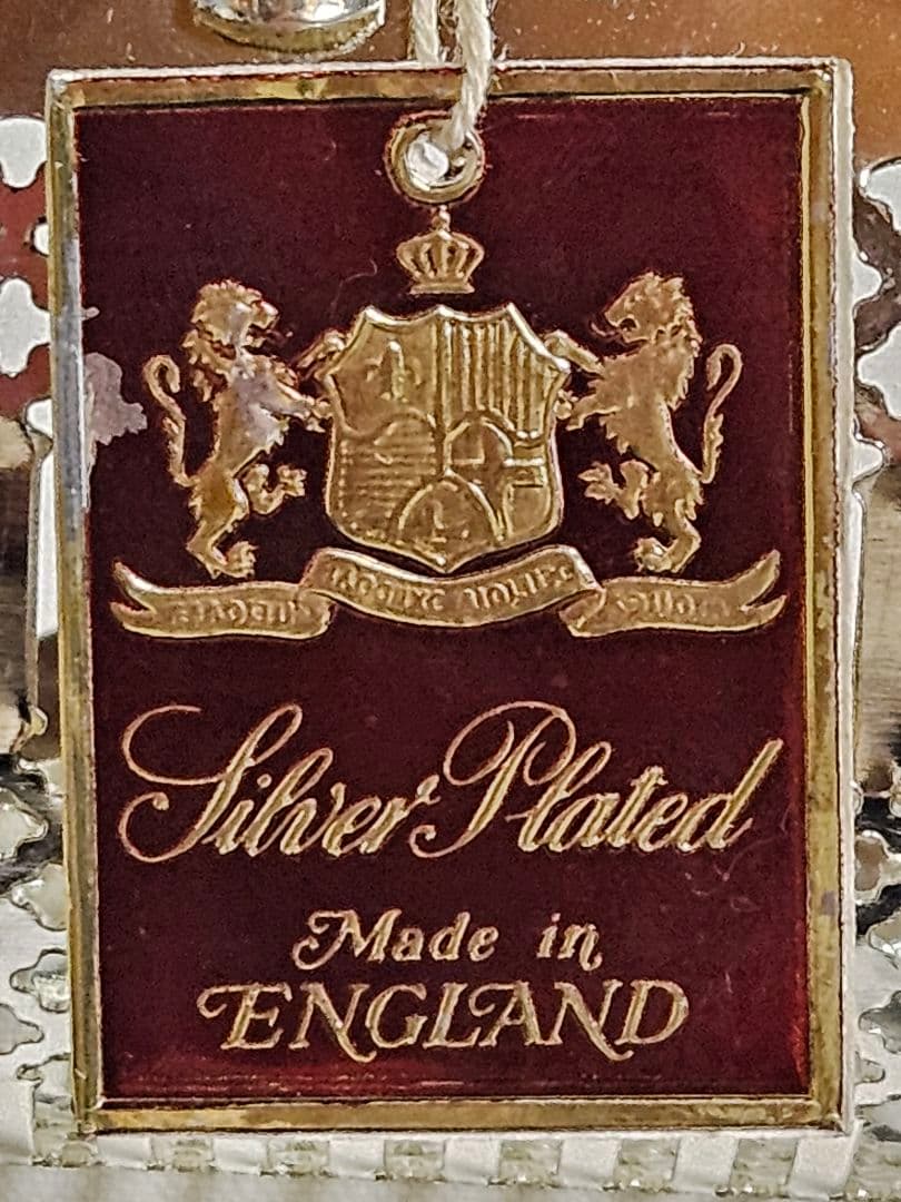 シルバープレート　 サービングバスケット マカロントレイ　ビスケットトレイ