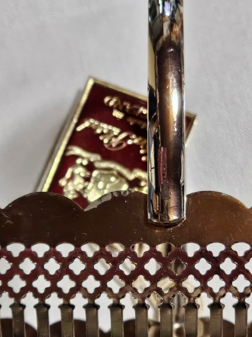 シルバープレート　 サービングバスケット マカロントレイ　ビスケットトレイ