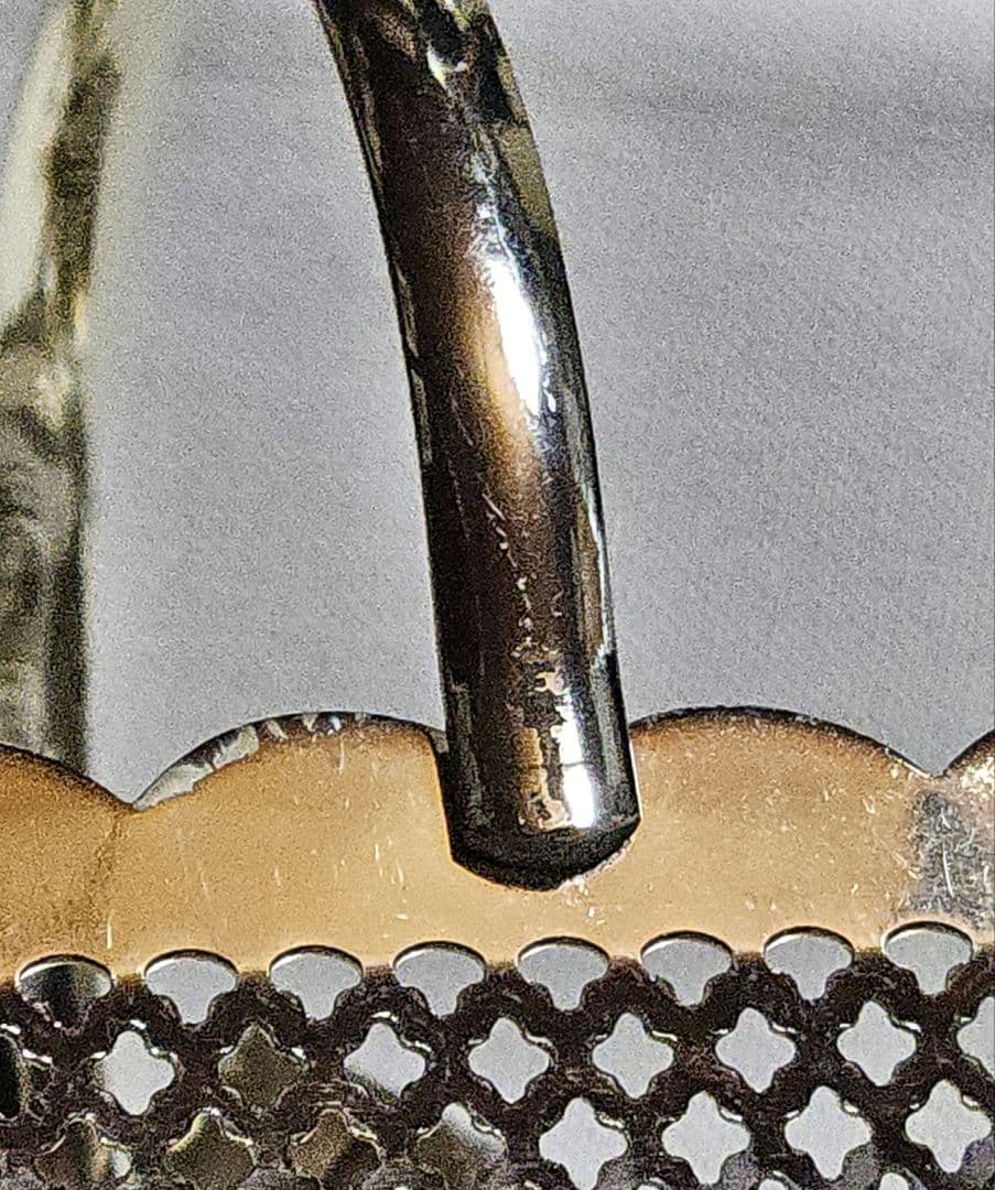 シルバープレート　 サービングバスケット マカロントレイ　ビスケットトレイ