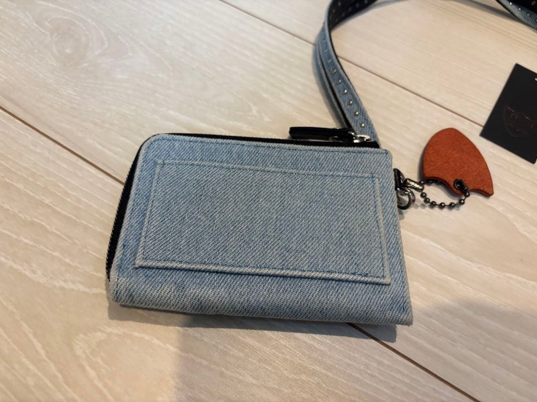 ぬ*7様 Supreme x HTC Wallet スタッズ デニム ウォレット