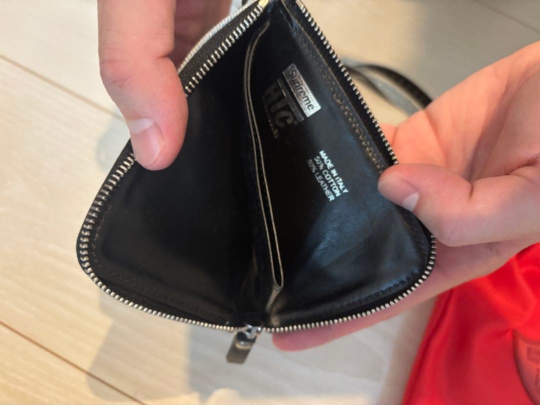 ぬ*7様 Supreme x HTC Wallet スタッズ デニム ウォレット