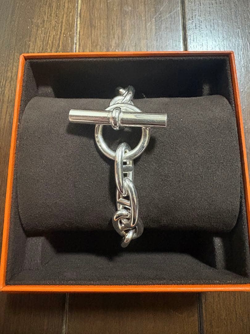 HERMES シェーヌダンクル GM 12コマ エルメス ブレスレット メンズ