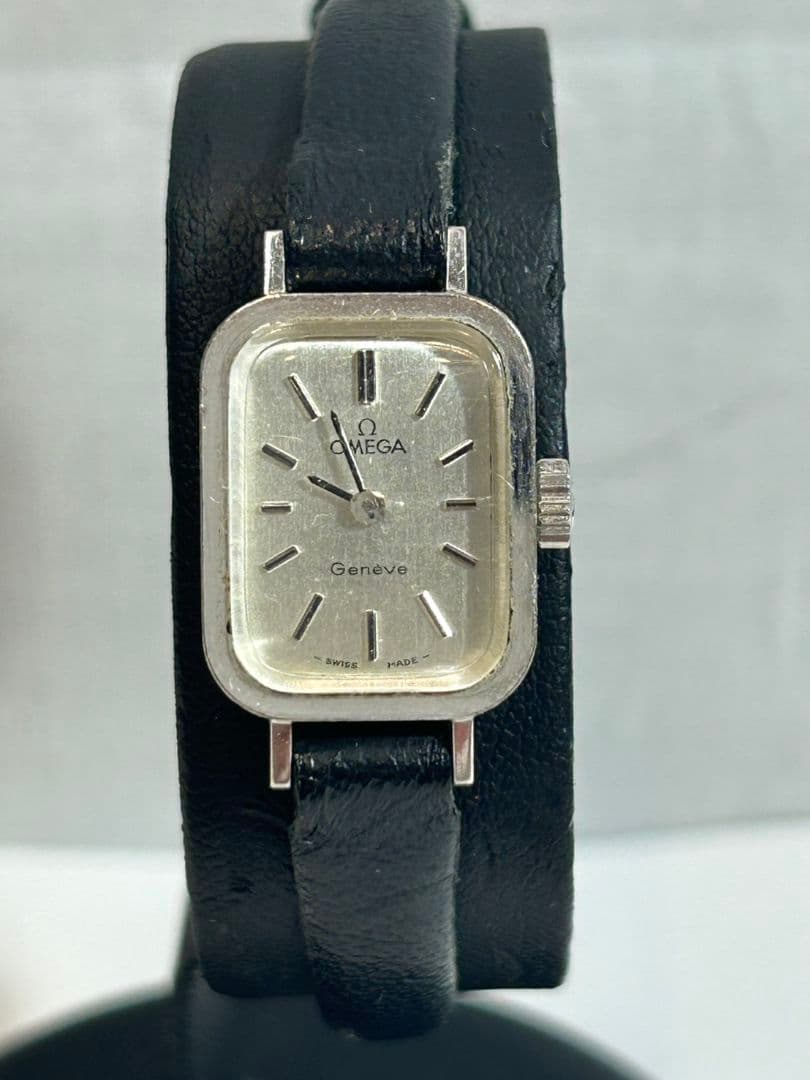 OMEGA Geneve 手巻き時計 スチールバック