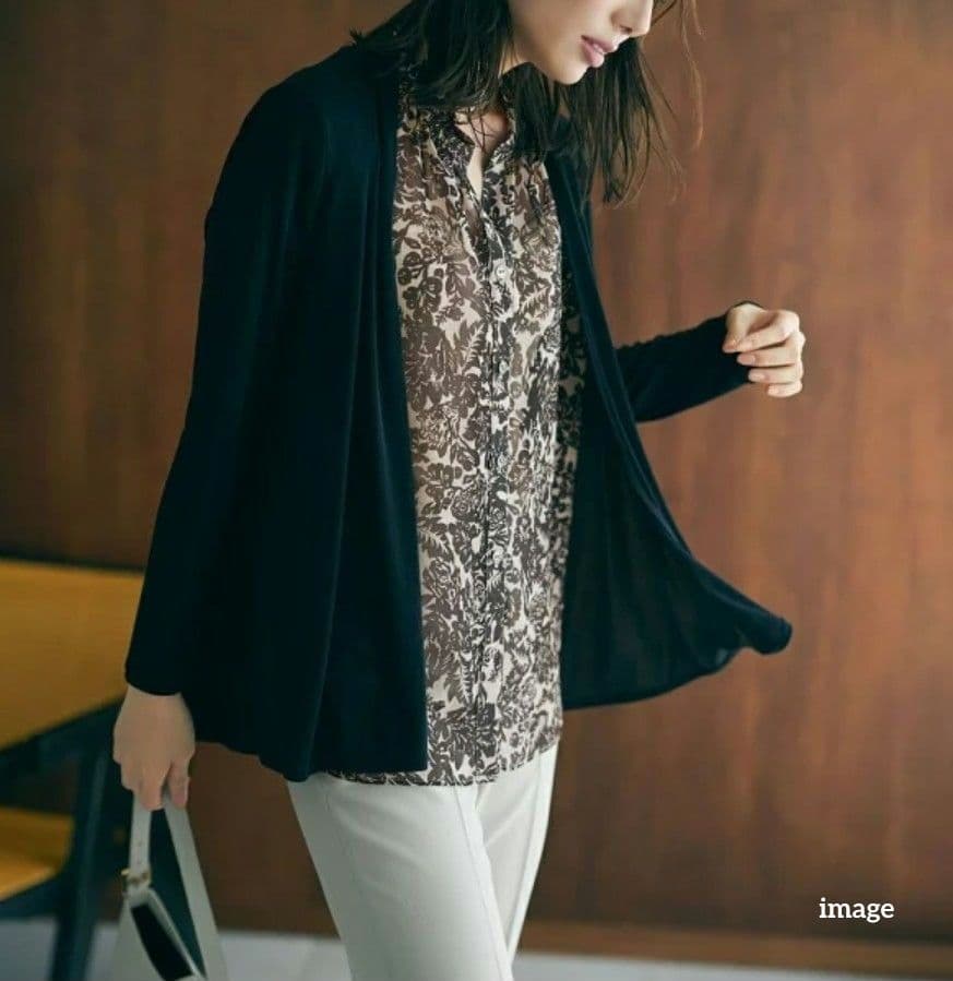 ◇aki様・専用◇23区 ボタニカルプリント スキッパー ブラウス 38