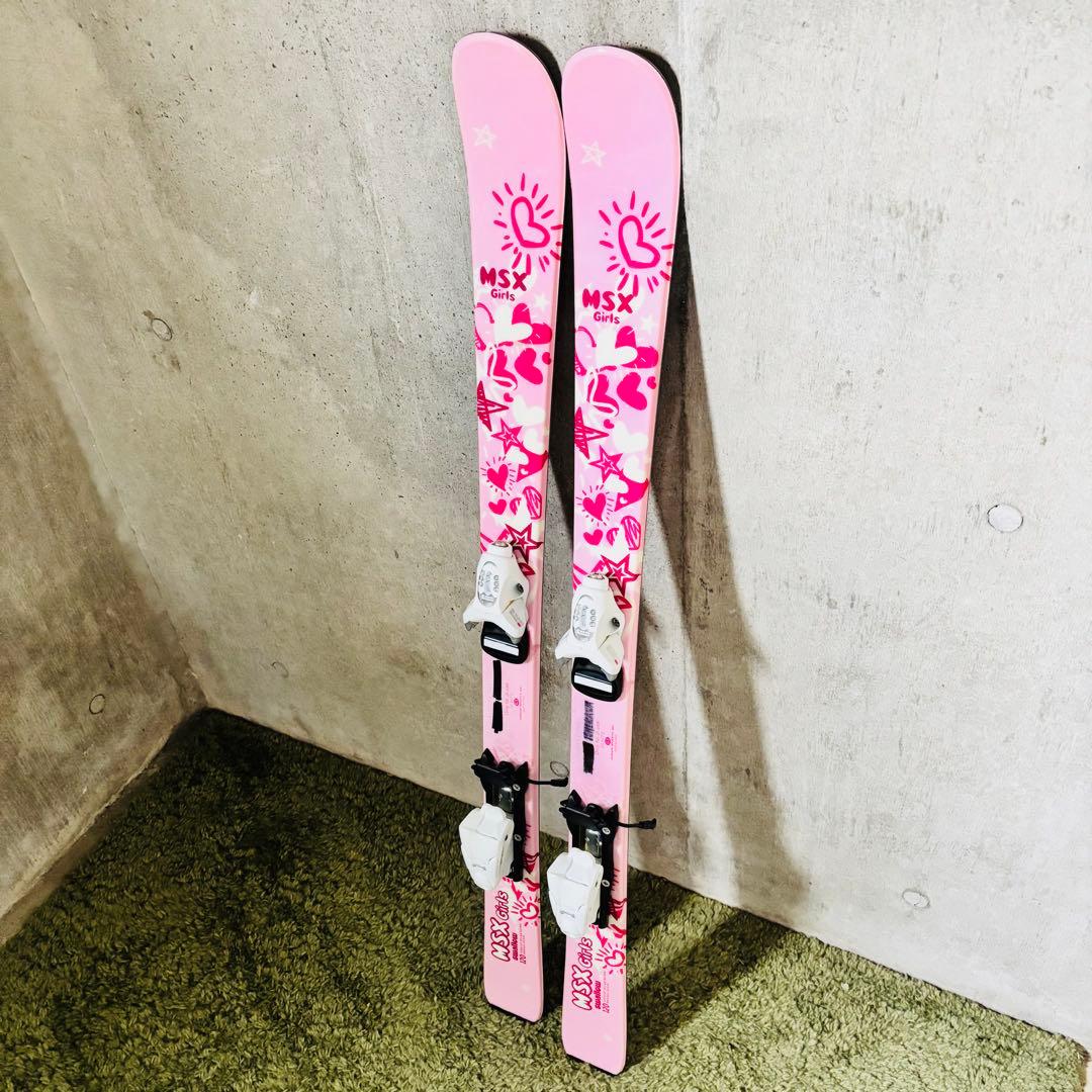 美品 キッズ ジュニア スキー 4点セット 初心者向け