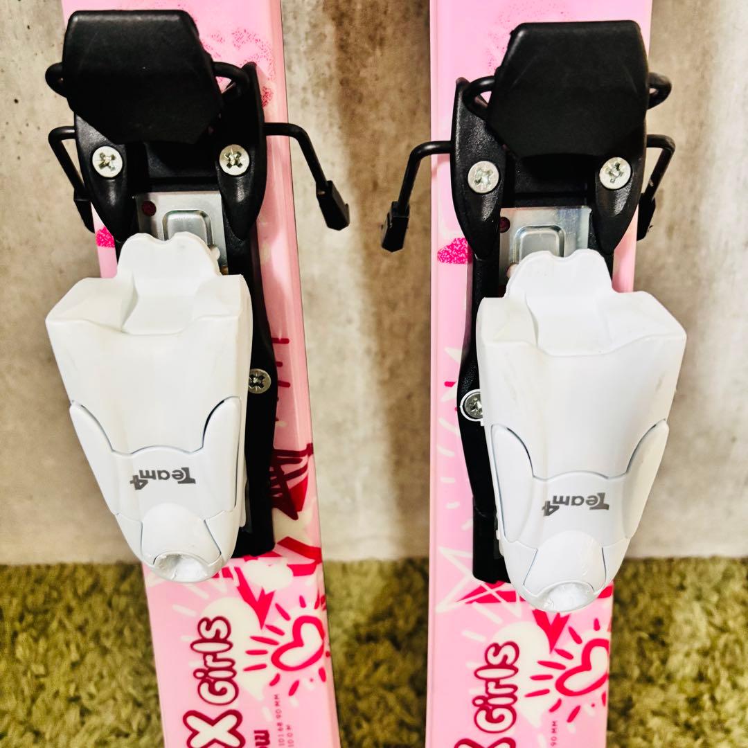 美品 キッズ ジュニア スキー 4点セット 初心者向け