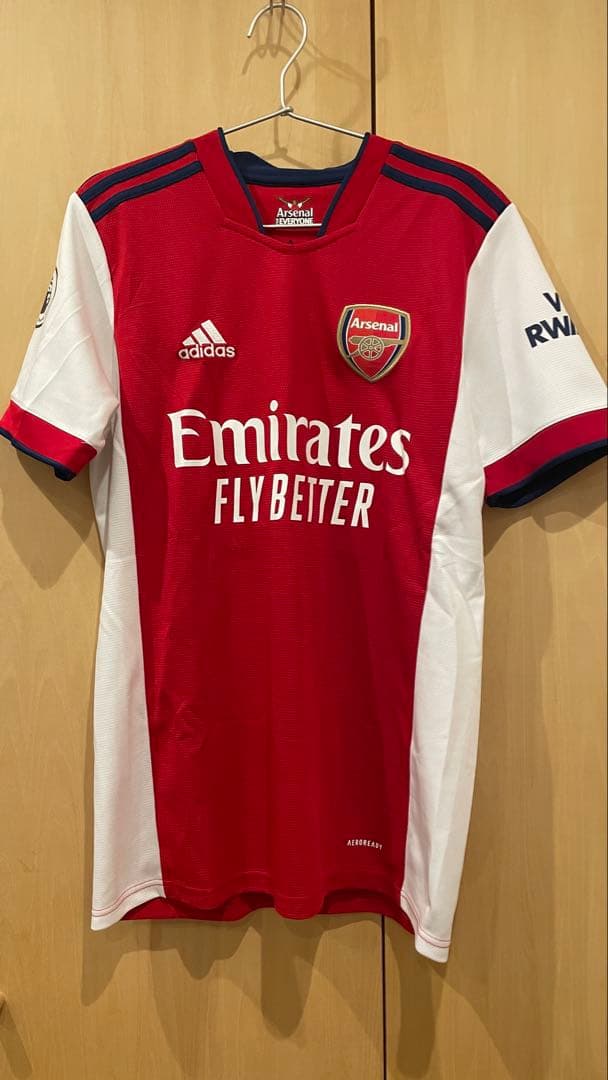 アーセナルFC アディダス ユニフォーム ゲームシャツ 赤 白