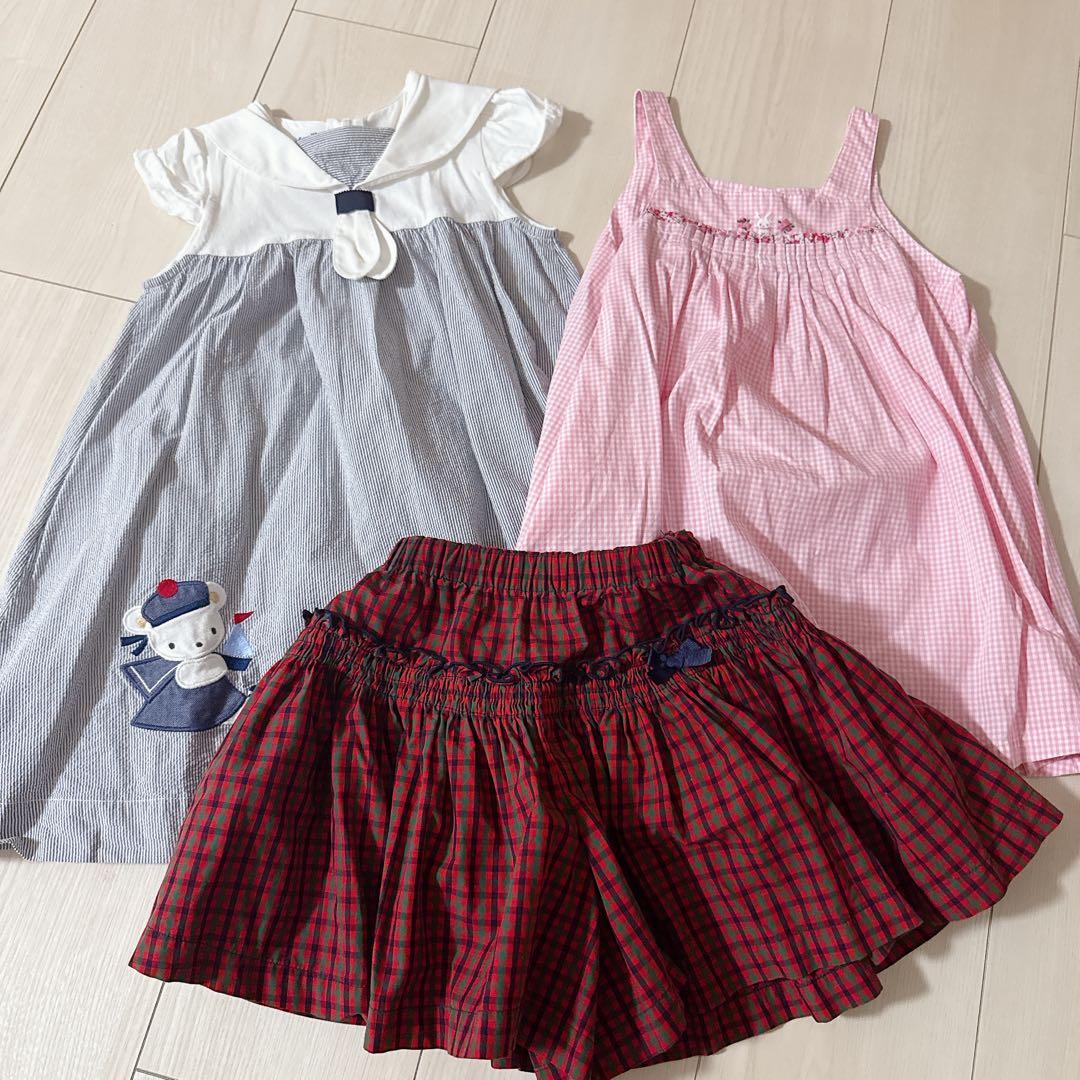 ファミリア　3点セット　90&100サイズ