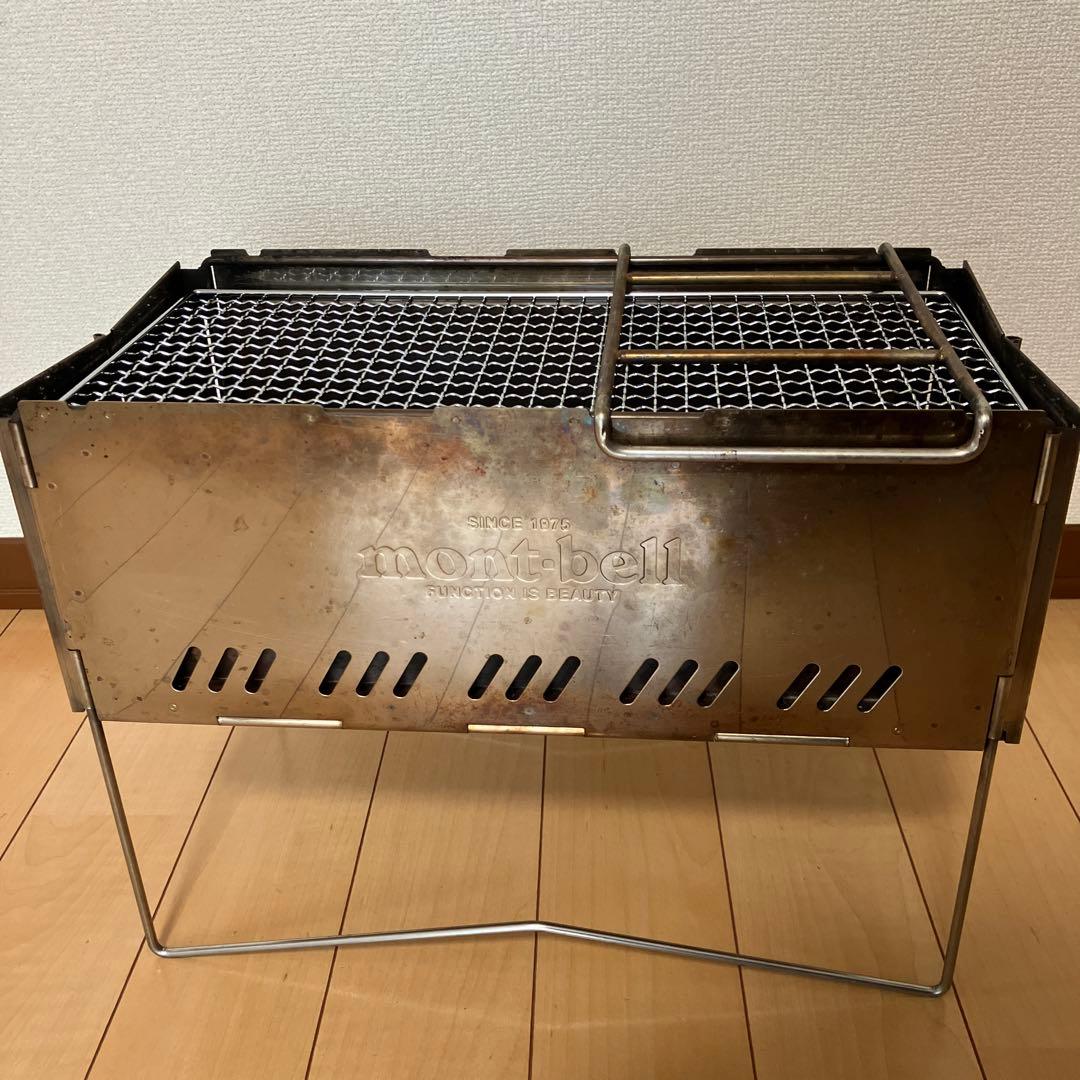 mont-bellモンベル　フォールディング ファイヤーピット　焚き火台　セット