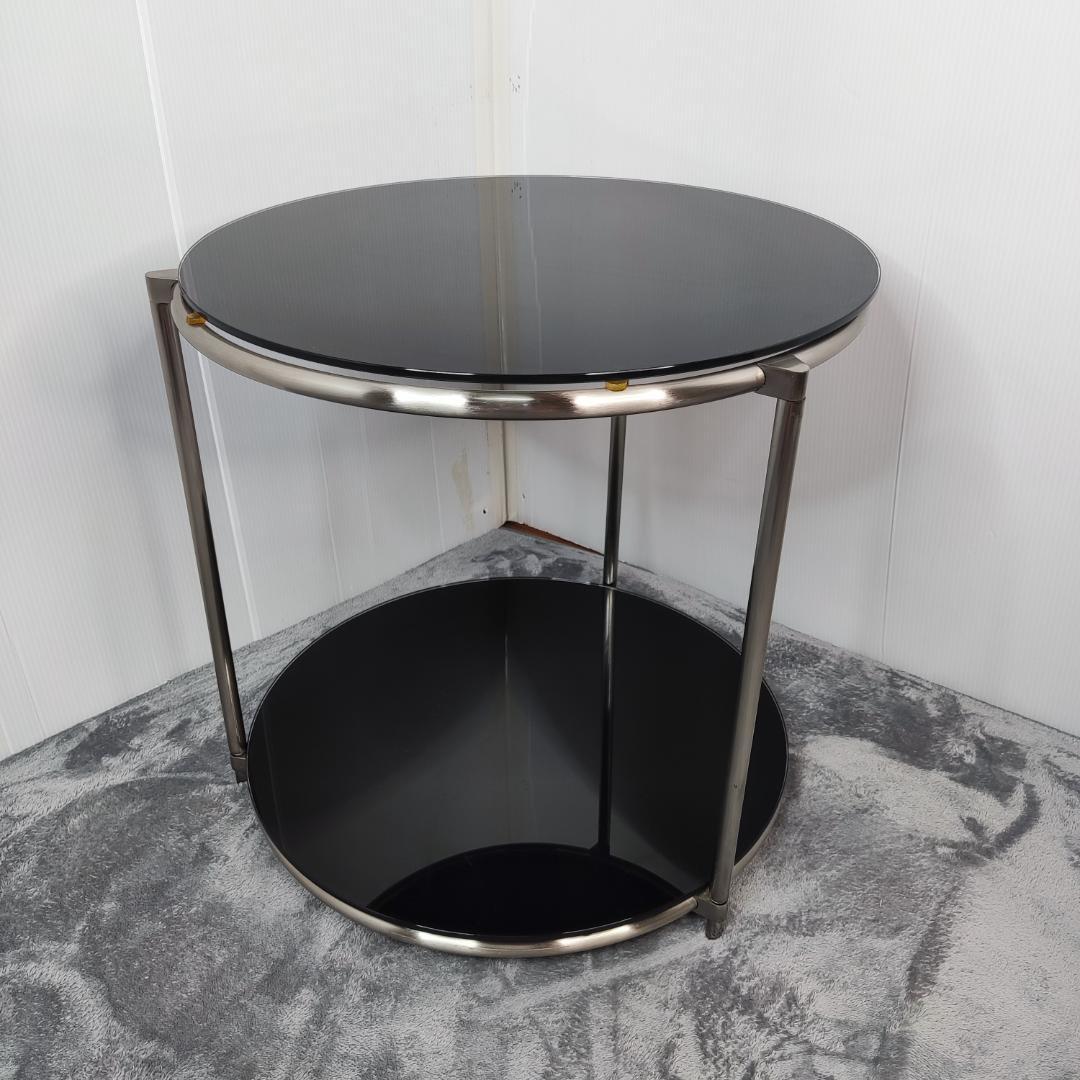 希少　IKEA STRIND キャスター無　サイドテーブル　黒