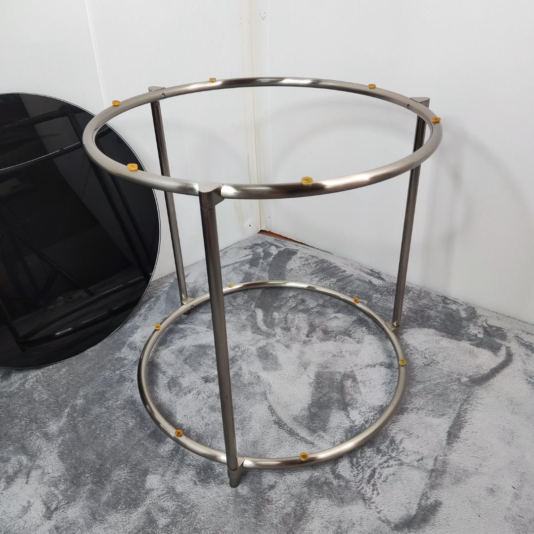 希少　IKEA STRIND キャスター無　サイドテーブル　黒