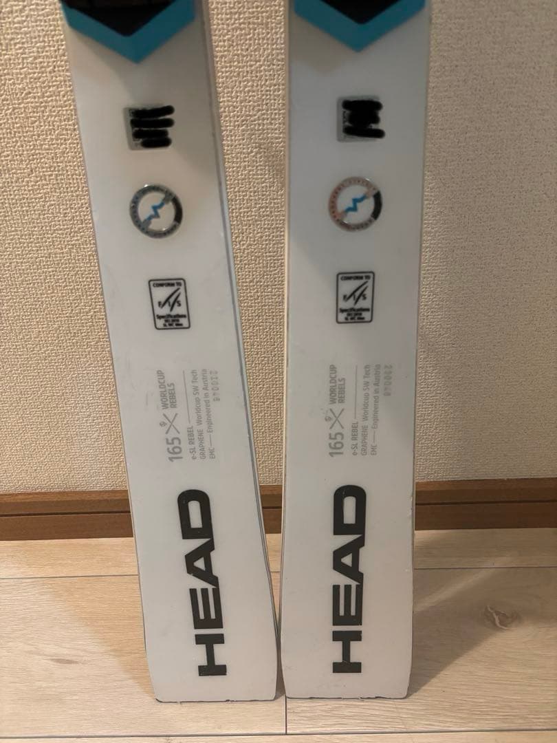 スキー HEAD WCR e-SL Rebel FIS 23/24 165cm