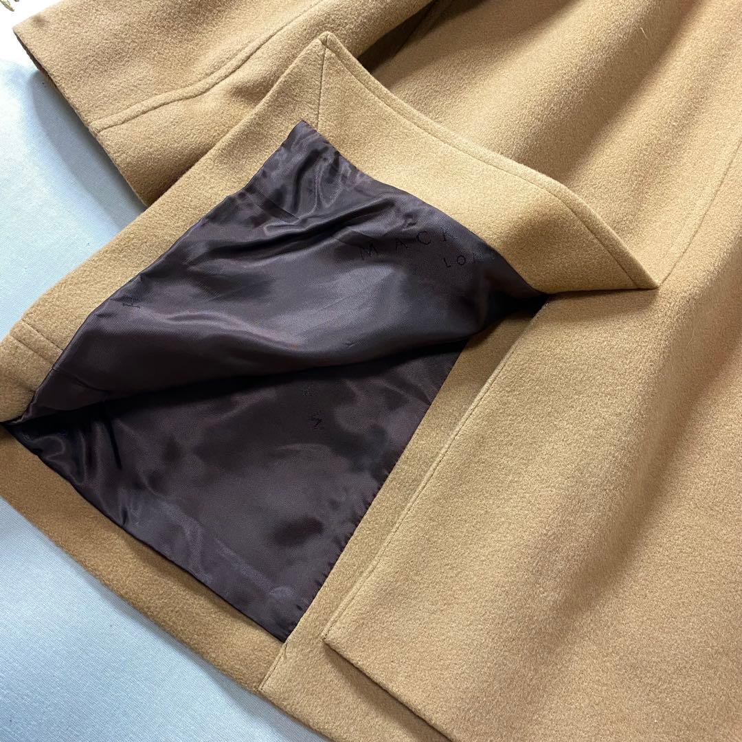 《美品》マッキントッシュロンドン チェスターコート ウール キャメル【L】通勤