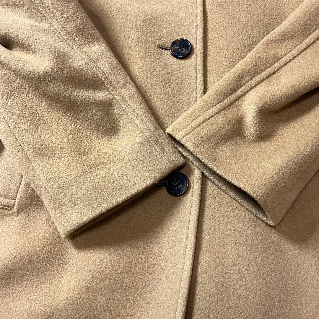 《美品》マッキントッシュロンドン チェスターコート ウール キャメル【L】通勤