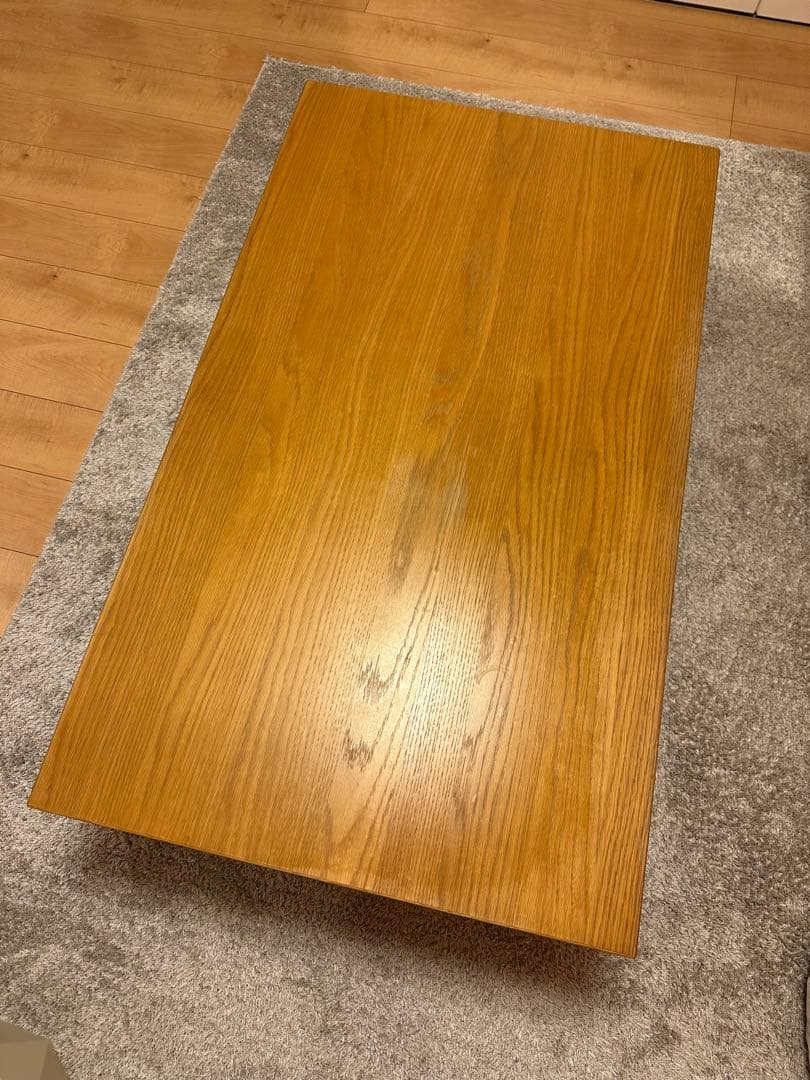 無印良品 折りたたみローテーブル オーク