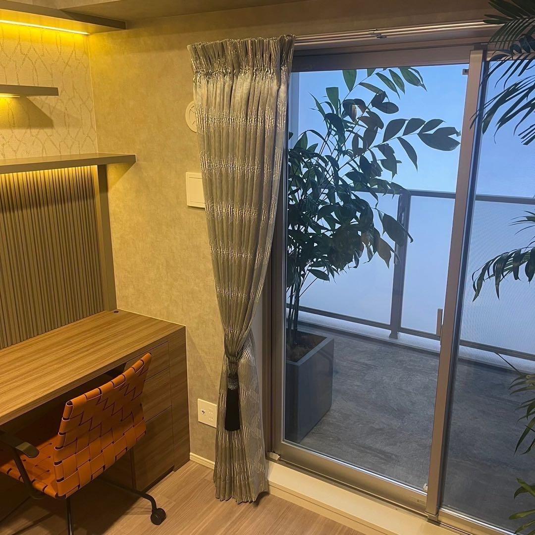 モデルルーム 展示品 レース カーテン 片開き インテリア 家具 Fe2013