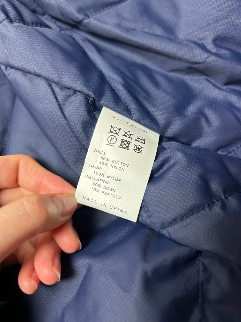 新品未使用　Mt.RAINIER DESIGN ブラックステンカラーダウンコート