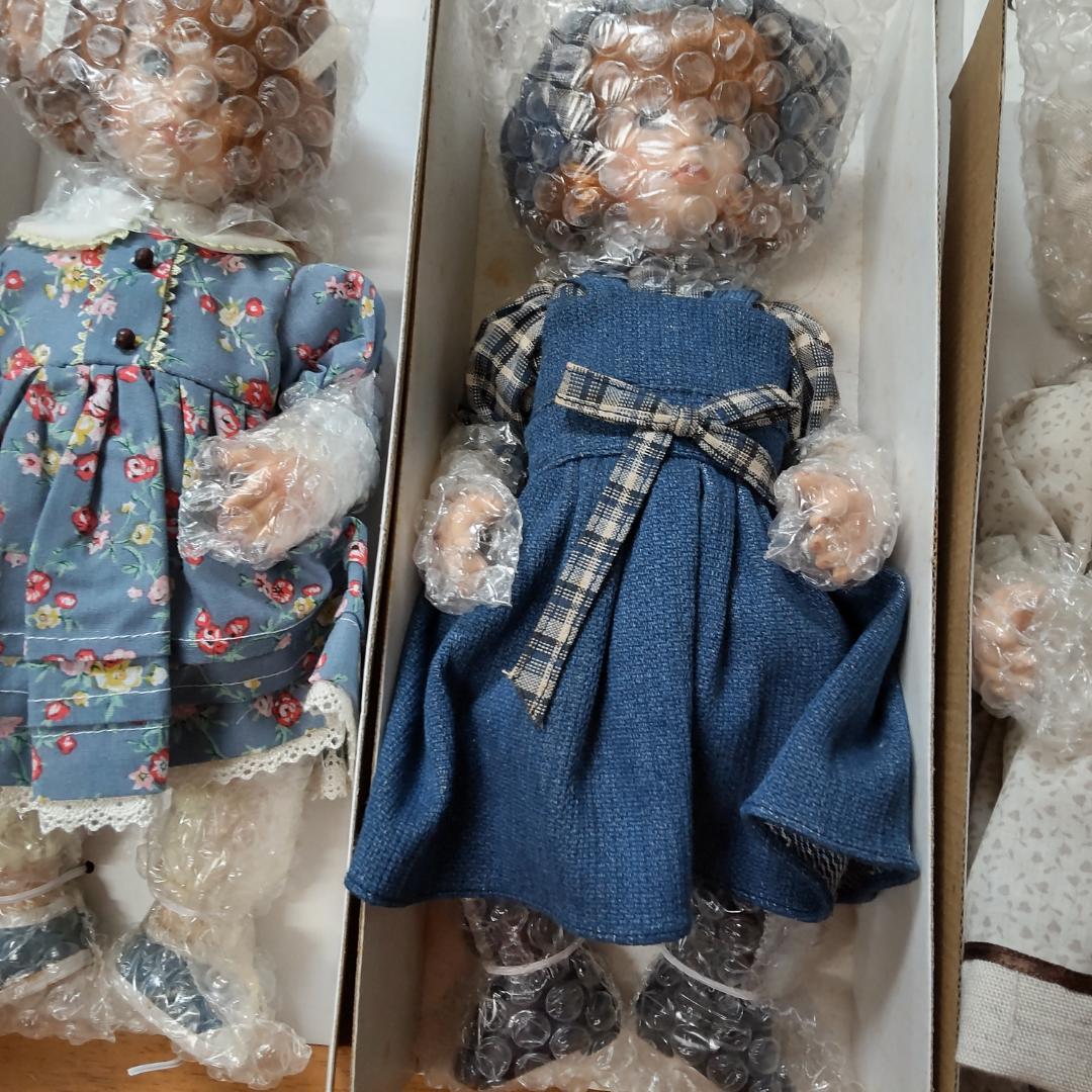 人形　4体　ドール　現代人形　かわいい　セット シッティング
