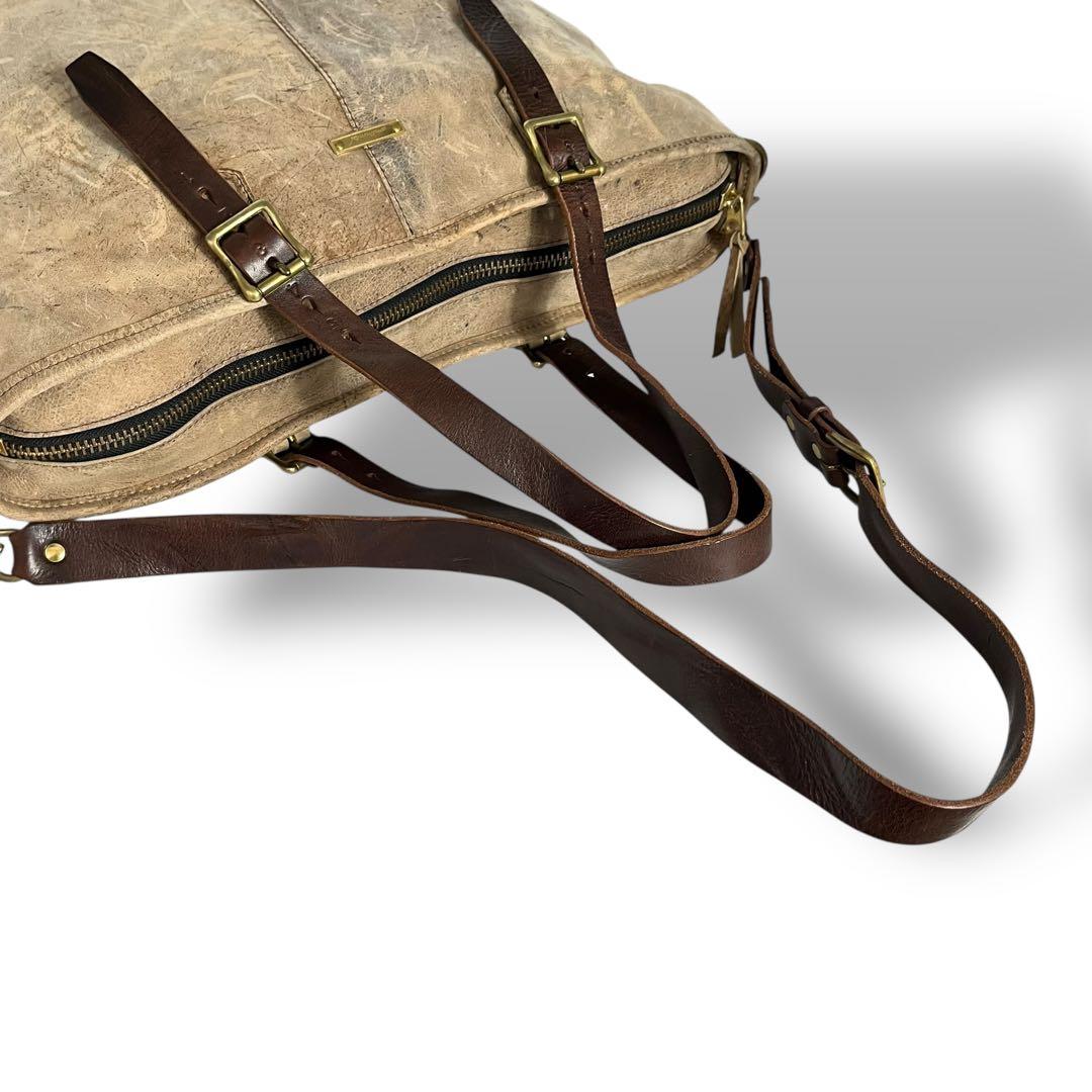 Ryu continental クーズー kuduレザー 2way トートバッグ