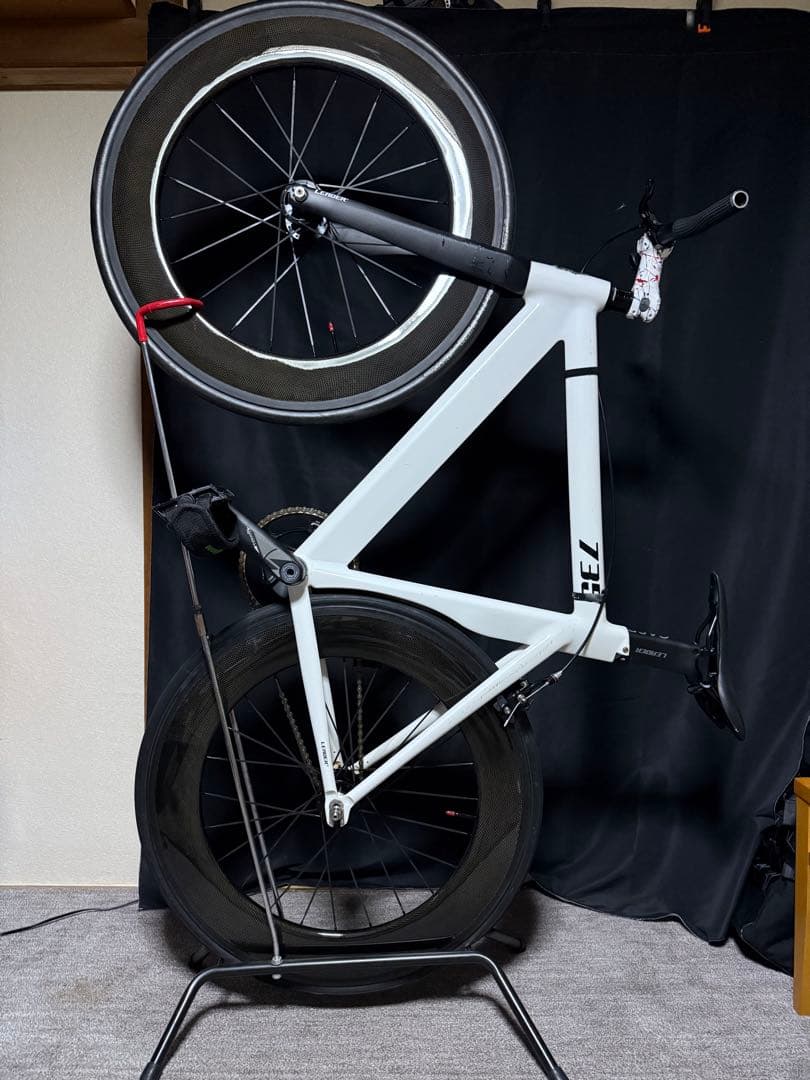 Leader735 ピストバイク カーボンホイール 88mm