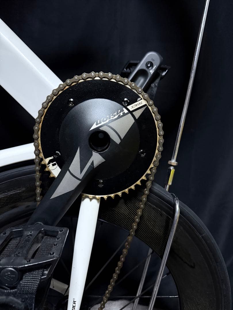 Leader735 ピストバイク カーボンホイール 88mm