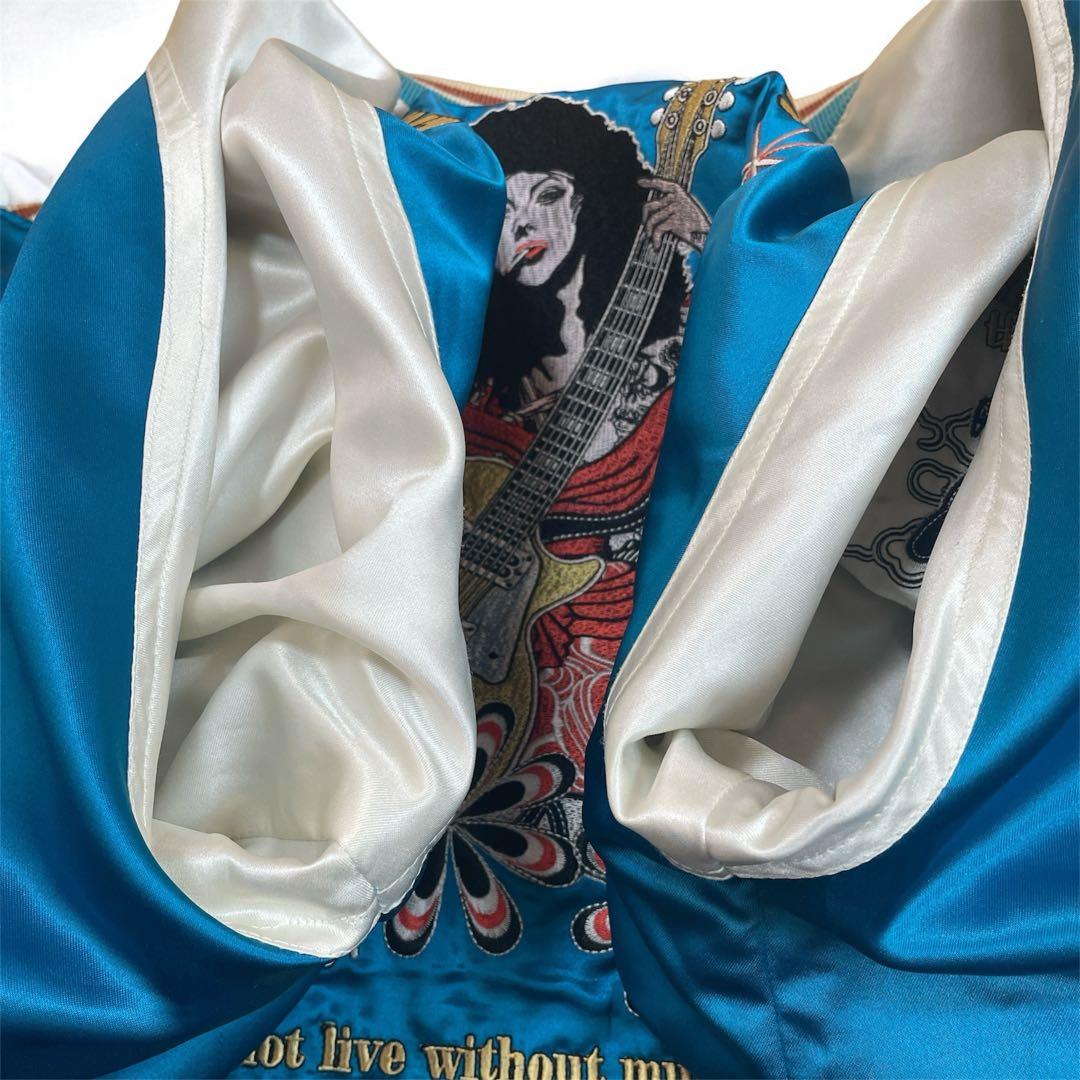 PEAK'D YELLOW スカジャン リバーシブル 44(XL) キスマイ