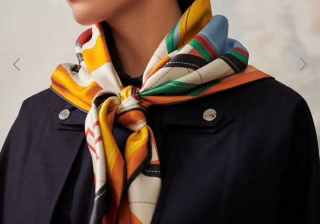 極美品　HERMES エルメス　スカーフ　カレ　90