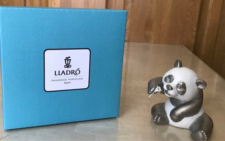 未使用品　リヤドロ　リトルパンダ