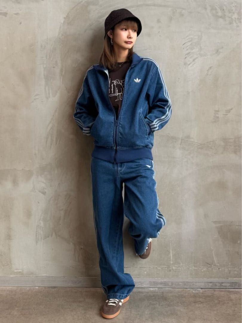 adidas originals デニム　ファイヤーバード
