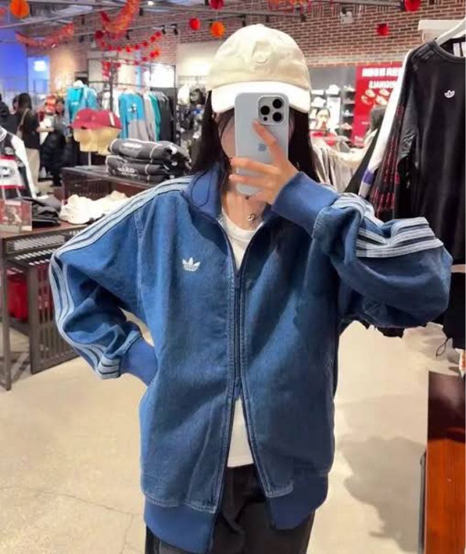 adidas originals デニム　ファイヤーバード