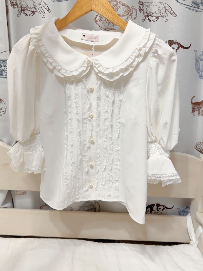mille fille closet ミルフィーユクローゼット フリル襟ブラウス
